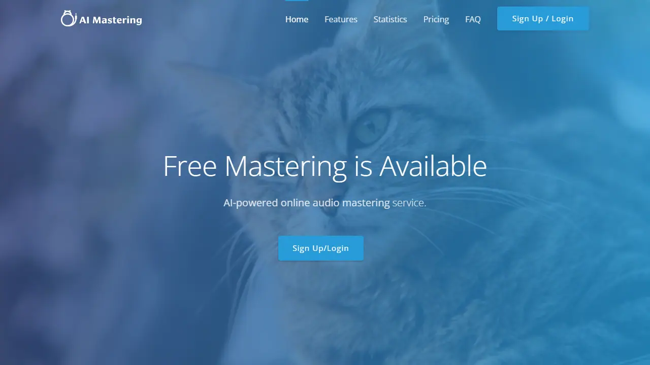 AI Mastering - zrzut strony