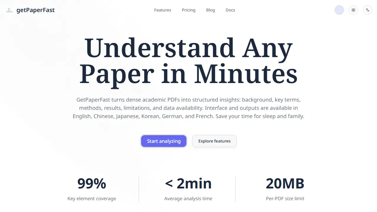 GetPaperFast - zrzut strony