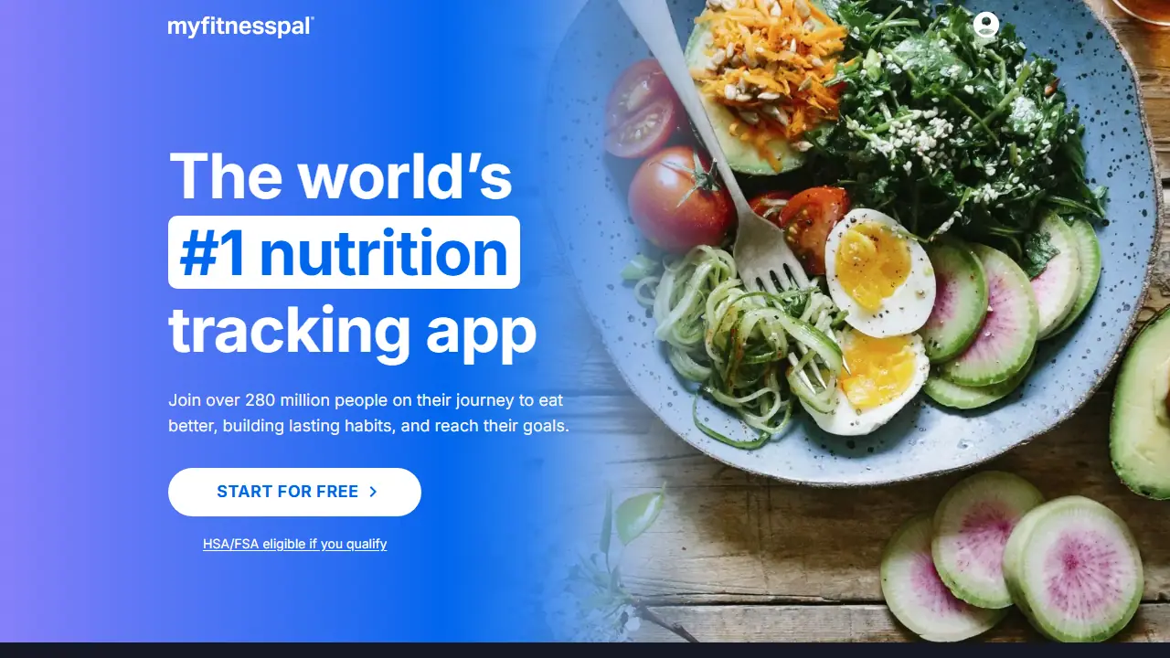 MyFitnessPal - zrzut strony